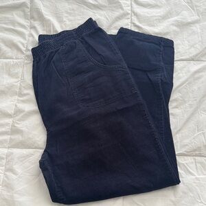 Navy Corduroy Pants